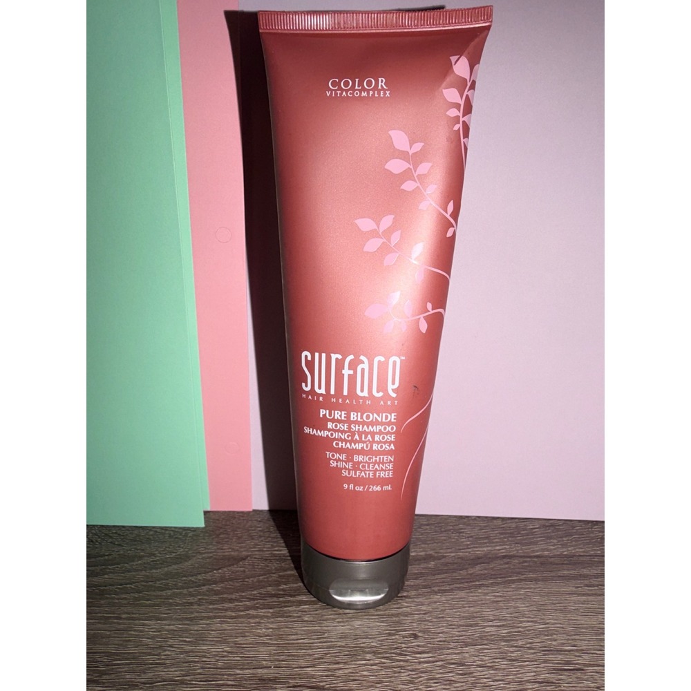 Surface Pureโ Blonde Rose Shampoo Color Vita-Complex hair care toning